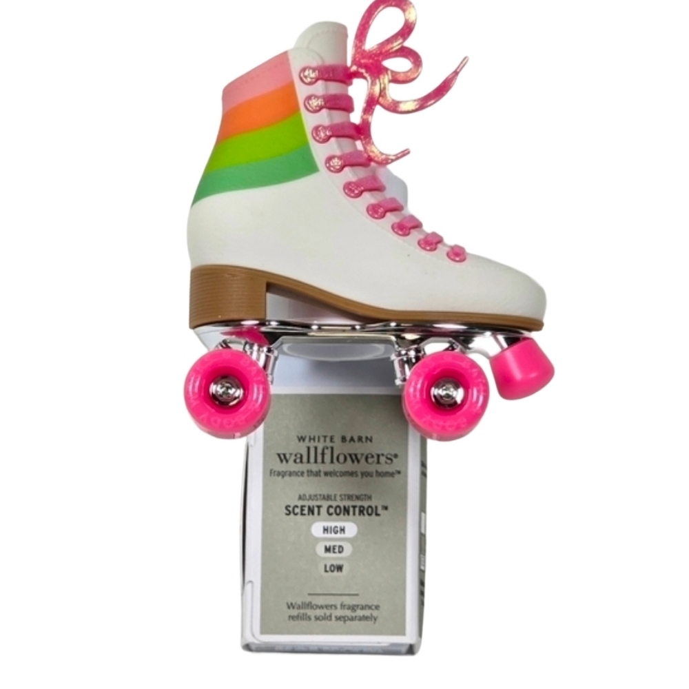 Bath & Body Works Roller Skate Wallflower Plug Scent Control NWT Pink